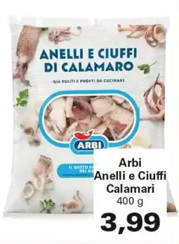 Alvama Arbi Anelli e Ciuffi Calamari offerta
