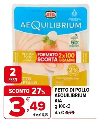 Iperal Petto di pollo aequilibrium ΑΙΑ offerta