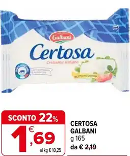 Iperal Certosa GALBANI offerta