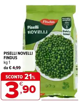 Iperal Piselli novelli FINDUS offerta