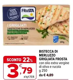 Iperal Bistecca di merluzzo grigliata FROSTA offerta