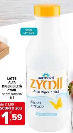 Iperal Latte alta digeribilità ZYMIL offerta