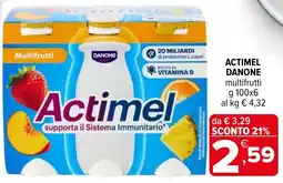 Iperal Actimel DANONE offerta