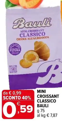 Iperal Mini croissant classico BAULI offerta