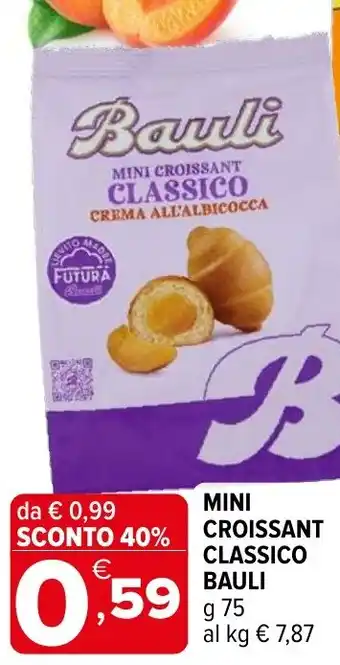 Iperal Mini croissant classico BAULI offerta
