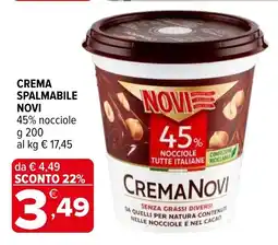 Iperal Crema spalmabile NOVI offerta