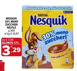 Iperal Nesquik 30% meno zuccheri NESTLÉ offerta