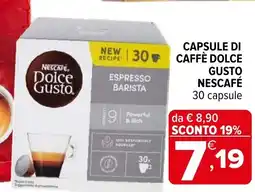 Iperal Capsule di caffè dolce gusto NESCAFÉ offerta