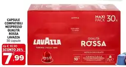 Iperal Capsule compatibili nespresso qualità rossa LAVAZZA offerta