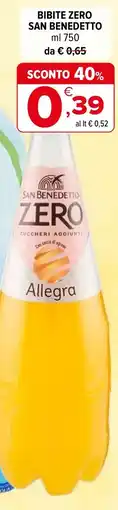 Iperal Bibite zero SAN BENEDETTO offerta