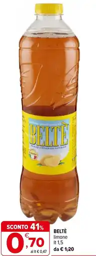 Iperal BELTÈ limone offerta