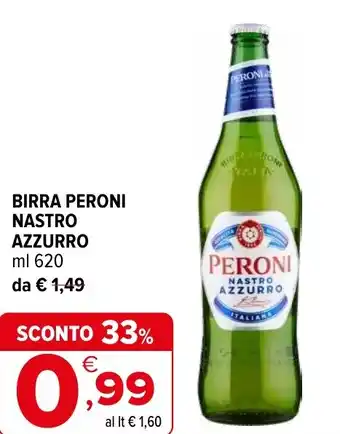 Iperal Birra PERONI NASTRO AZZURRO offerta