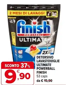 Iperal Detersivo lavastoviglie ultimate powerball FINISH offerta