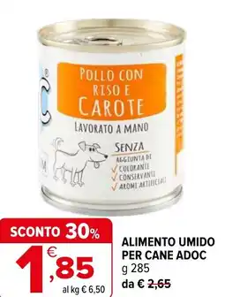 Iperal Alimento umido per cane ADOC offerta