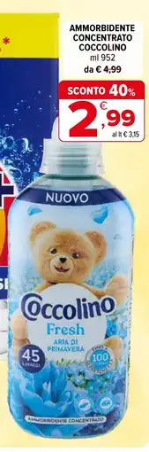 Iperal Ammorbidente concentrato COCCOLINO offerta