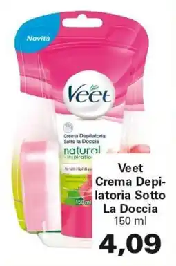 Alvama Veet Crema Depilatoria Sotto La Doccia offerta