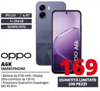 Comet Oppo A6K smartphone offerta