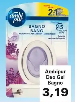 Alvama Ambipur Deo Gel Bagno offerta