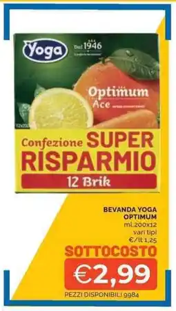 Mercatò Bevanda YOGA OPTIMUM offerta