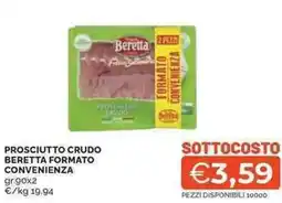 Mercatò Prosciutto crudo beretta formato offerta
