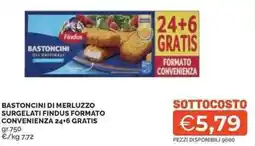 Mercatò Bastoncini di merluzzo surgelati findus formato convenienza offerta