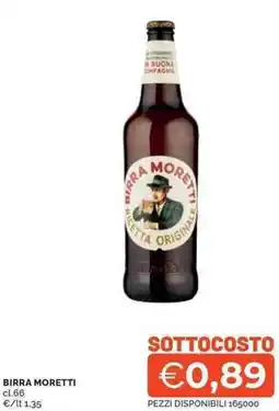 Mercatò Birra MORETTI offerta