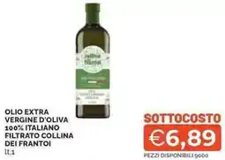 Mercatò Olio extra vergine d'oliva 100% italiano filtrato COLLINA DEI FRANTOI offerta