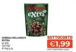 Mercatò Cereali KELLOGG'S EXTRA offerta