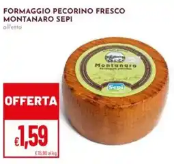 Pan Formaggio pecorino fresco montanaro SEPI offerta