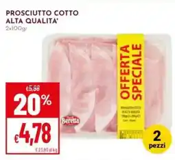 Pan Prosciutto cotto alta qualita' offerta