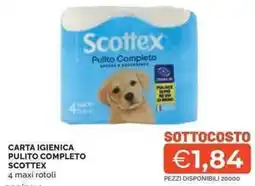 Mercatò Carta igienica pulito completo SCOTTEX offerta