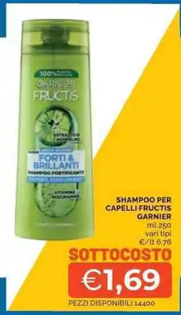 Mercatò Shampoo per capelli fructis GARNIER offerta