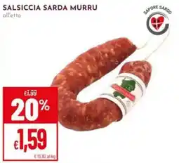 Pan Salsiccia sarda murru offerta
