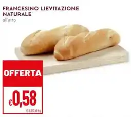 Pan Francesino lievitazione naturale offerta