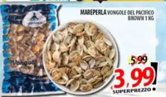 Il Genio Supermercato Mareperla vongole del pacifico brown offerta