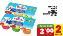 Interspar Fruttolo nestle misto/ fragola, banana e pera offerta