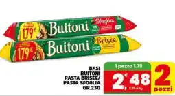 Interspar Basi buitoni pasta brisee/ pasta sfoglia offerta