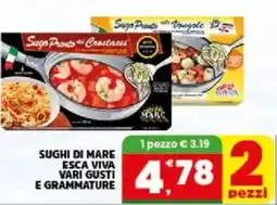 Interspar Sughi di mare esca viva offerta