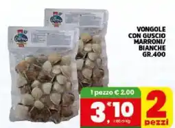 Interspar Vongole con guscio marroni/ bianche offerta