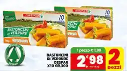 Interspar Bastoncini di verdure DESPAR X10 offerta