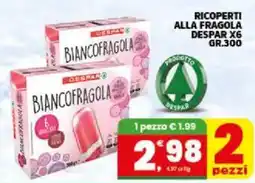 Interspar Ricoperti alla fragola DESPAR X6 offerta