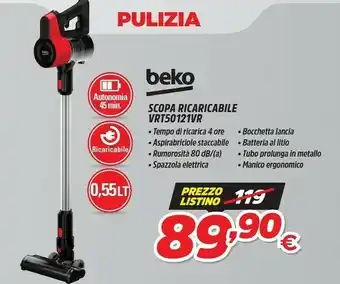 Fiducia & Convenienza Scopa ricaricabile vrt50121vr offerta