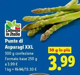 Lidl Punte di Asparagi XXL offerta