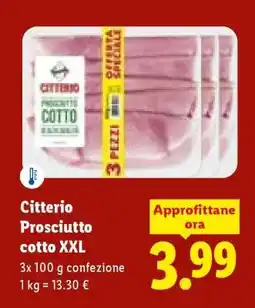 Lidl Citterio Prosciutto cotto XXL offerta