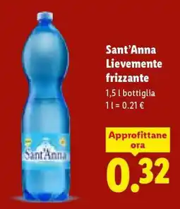 Lidl Sant’Anna Lievemente frizzante offerta
