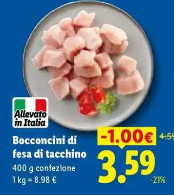 Lidl Bocconcini di Fesa di Tacchino offerta