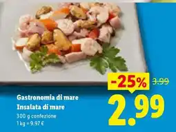 Lidl Gastronomia di Mare Insalata di mare offerta