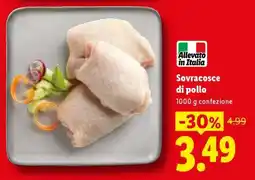 Lidl Sovracosce di pollo offerta