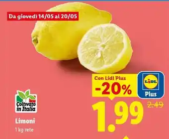 Lidl Limoni offerta