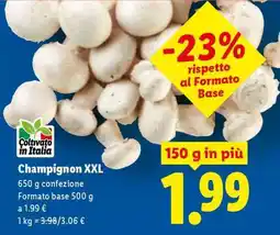Lidl Champignon XXL offerta